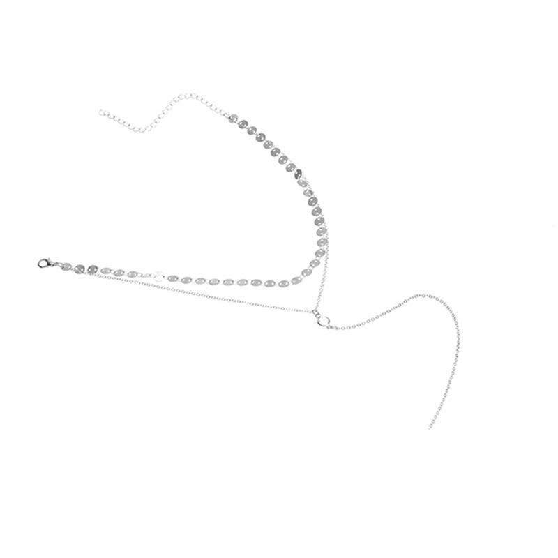 Double Layered Lariat Necklace